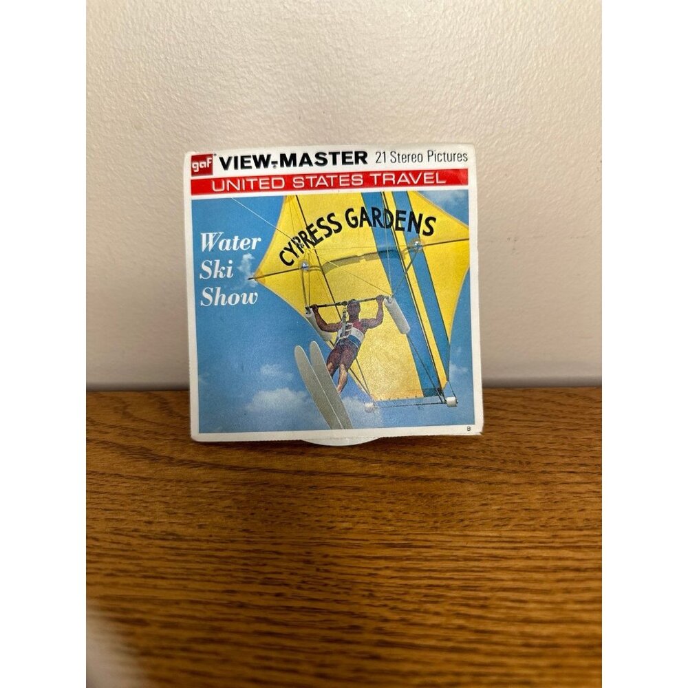 GAF  View-Master #A 967  CYPRESS GARDENS WATER SKI SHOW 3 Reel Set vintage
